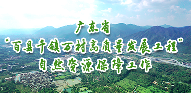 广东省“百县千镇万村高质量发展工程”自然资源保障工作